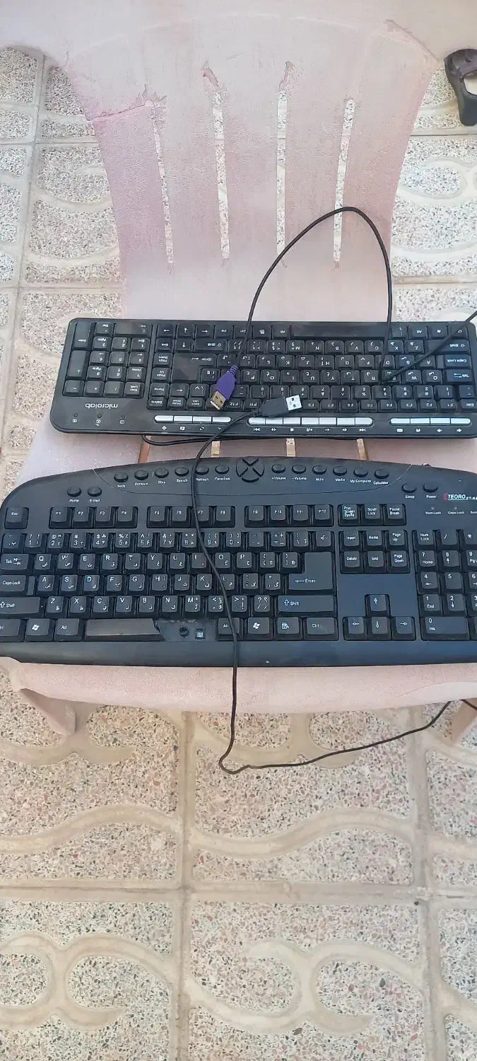 دو عدد کیبورد|قطعات و لوازم جانبی رایانه|میاندوآب, |دیوار