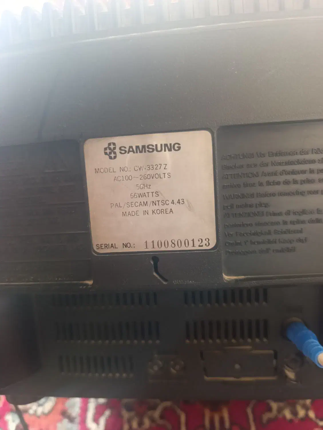 تلویزیون رنگی قدیمی|تلویزیون و پروژکتور|مرند, |دیوار