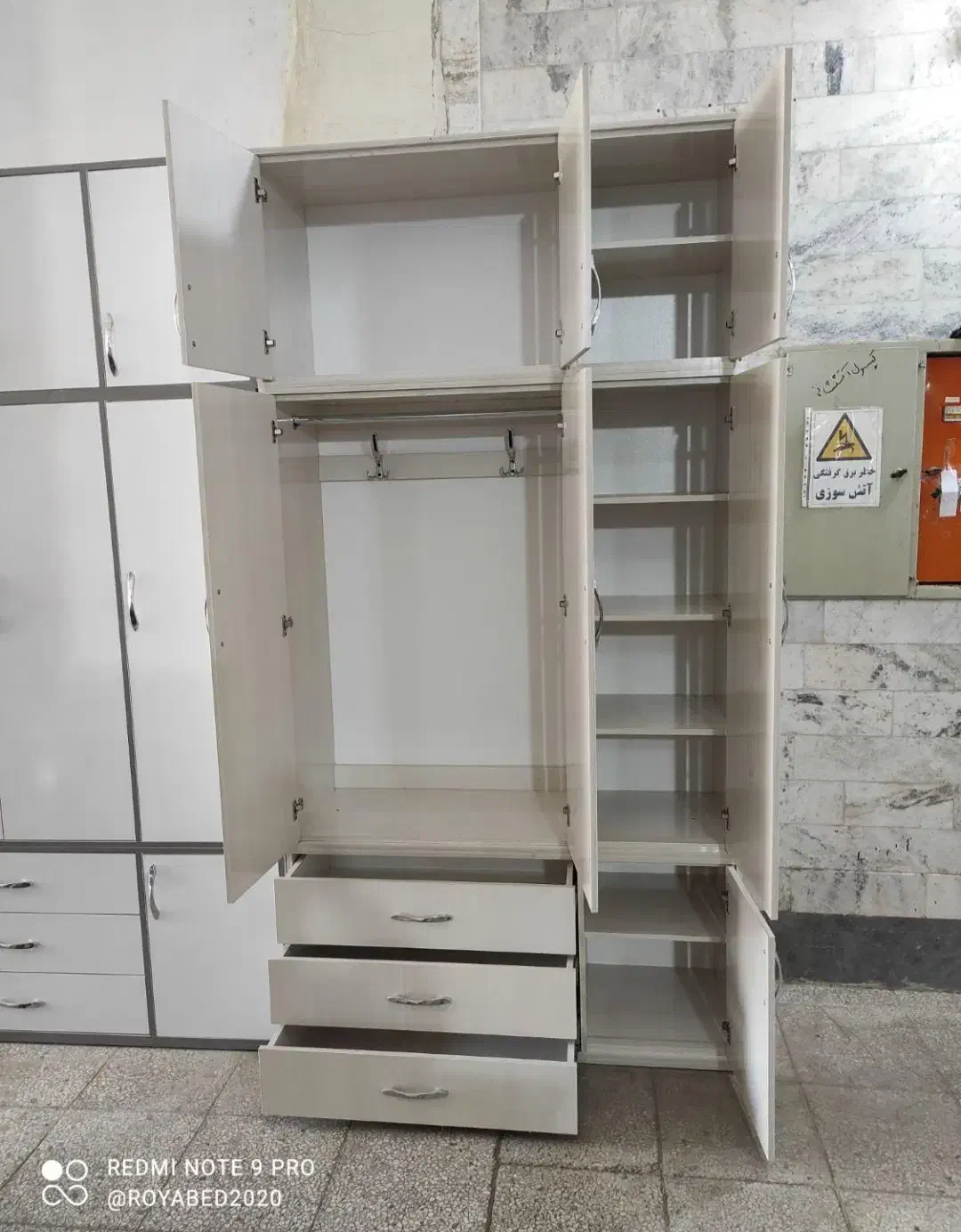 کمد دیواری / کمد لباسی / نقد و اقساط|جاکفشی، کمد، دراور|خمینیشهر, |دیوار