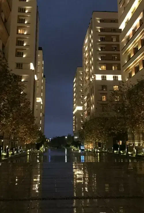 سعادت اباد ۱۵۴ متر ۳ خوابه  باغ بهشت