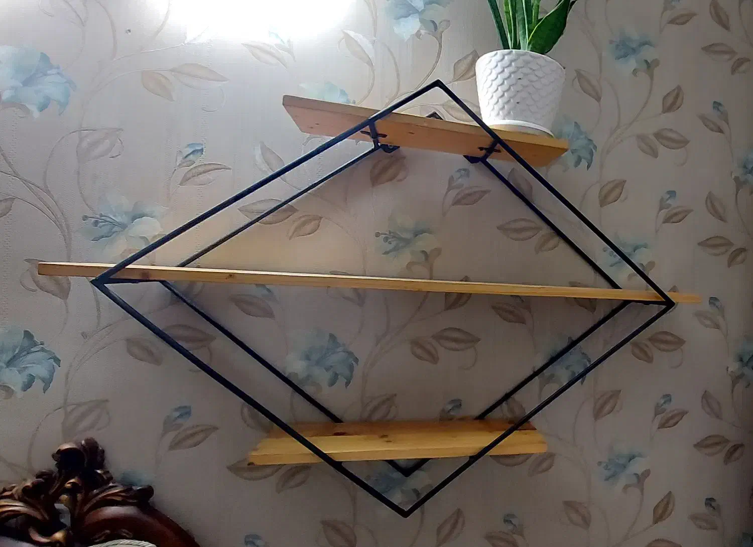 استند دیواری  چوبی گل|کتابخانه، شلف، قفسه‌های دیواری|تهران, فدک|دیوار