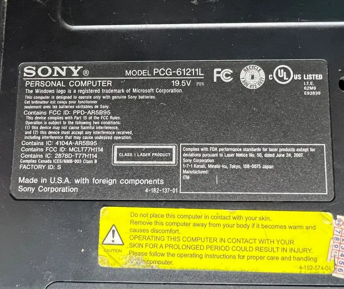 فروش لپتاپ SONY VAIO|رایانه همراه|فرح آباد, |دیوار