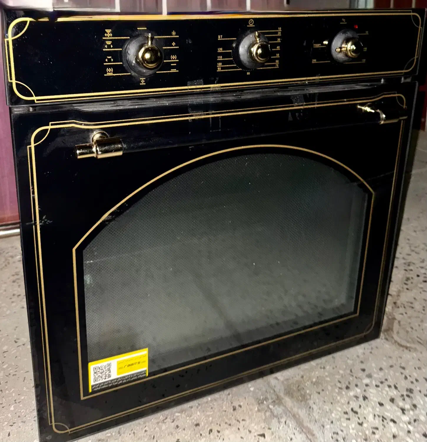 فر رابیتس برقی توکار مدل ro-610c مشکی کلاسیک|اجاق گاز و لوازم برقی پختوپز|گرگان, |دیوار