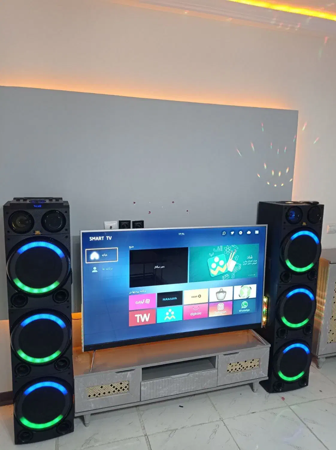 تلویزیون ۵۵ اینچ هوشمند 4k|تلویزیون و پروژکتور|رباط‌کریم, رباط‌کریم|دیوار