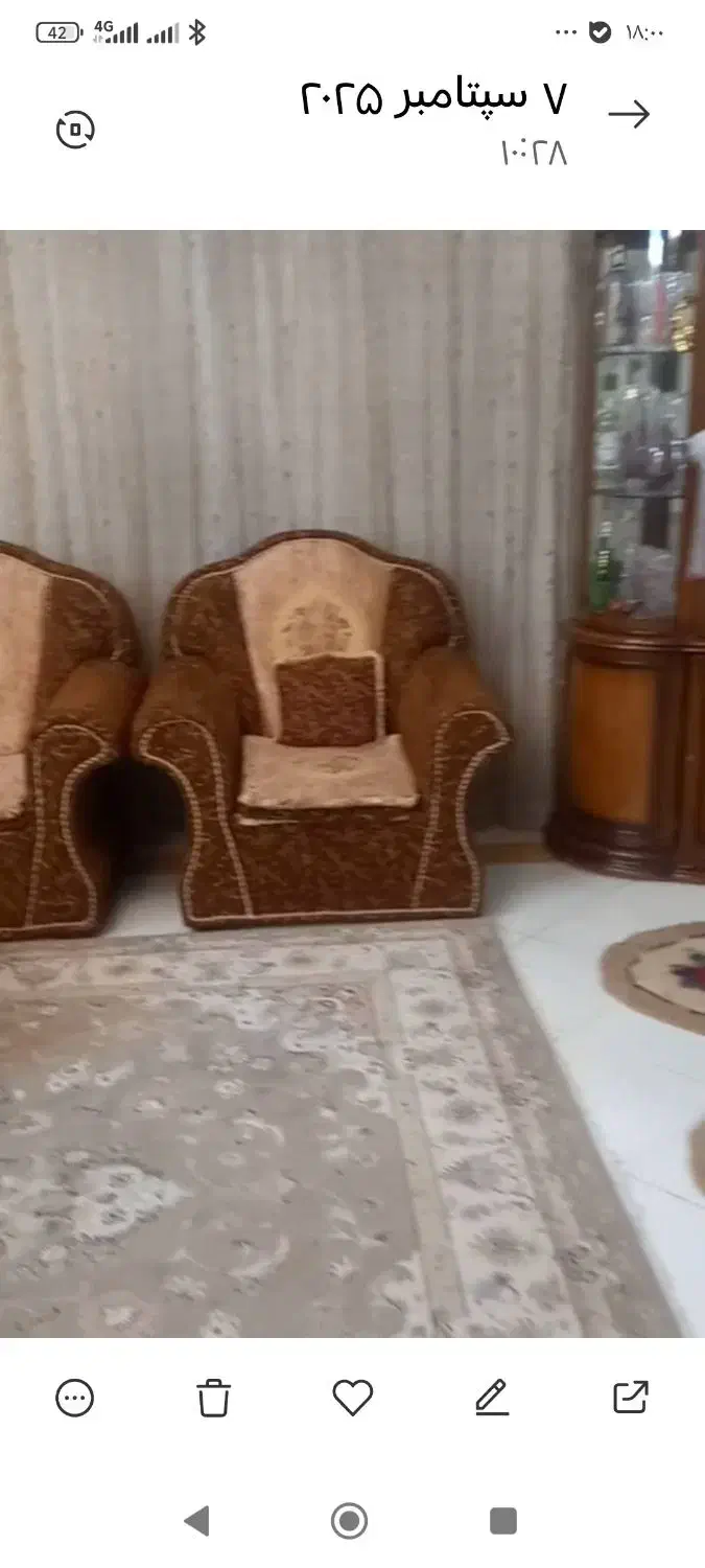 مبل راحتی ۹ نفره|مبلمان خانگی و میز عسلی|هشتگرد, فاز ۱ مهستان|دیوار