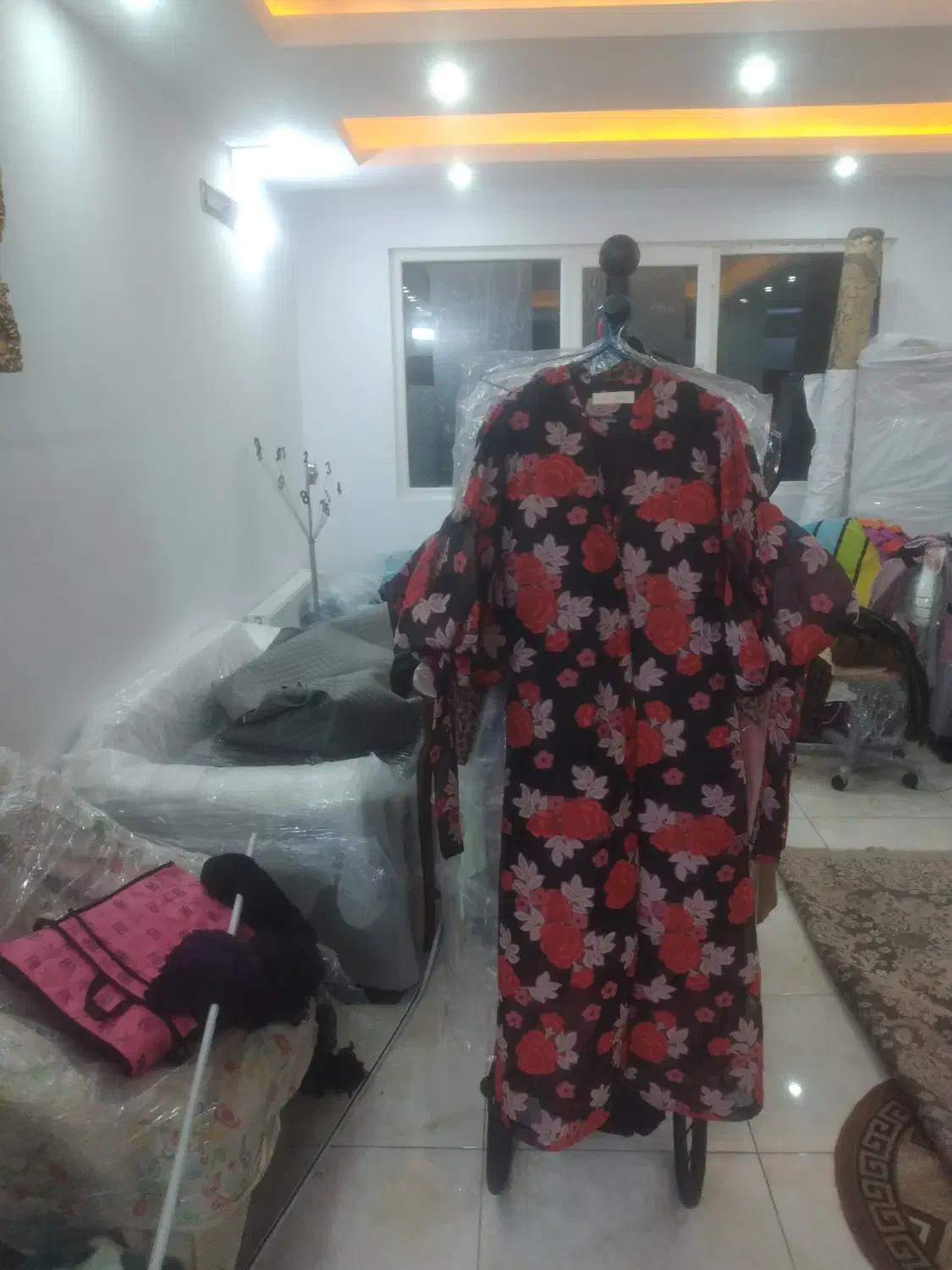 مانتو خامه دوزی پرنسسی مجلسی پارچه ترک مزونی|لباس|فردیس, خیام شرقی|دیوار