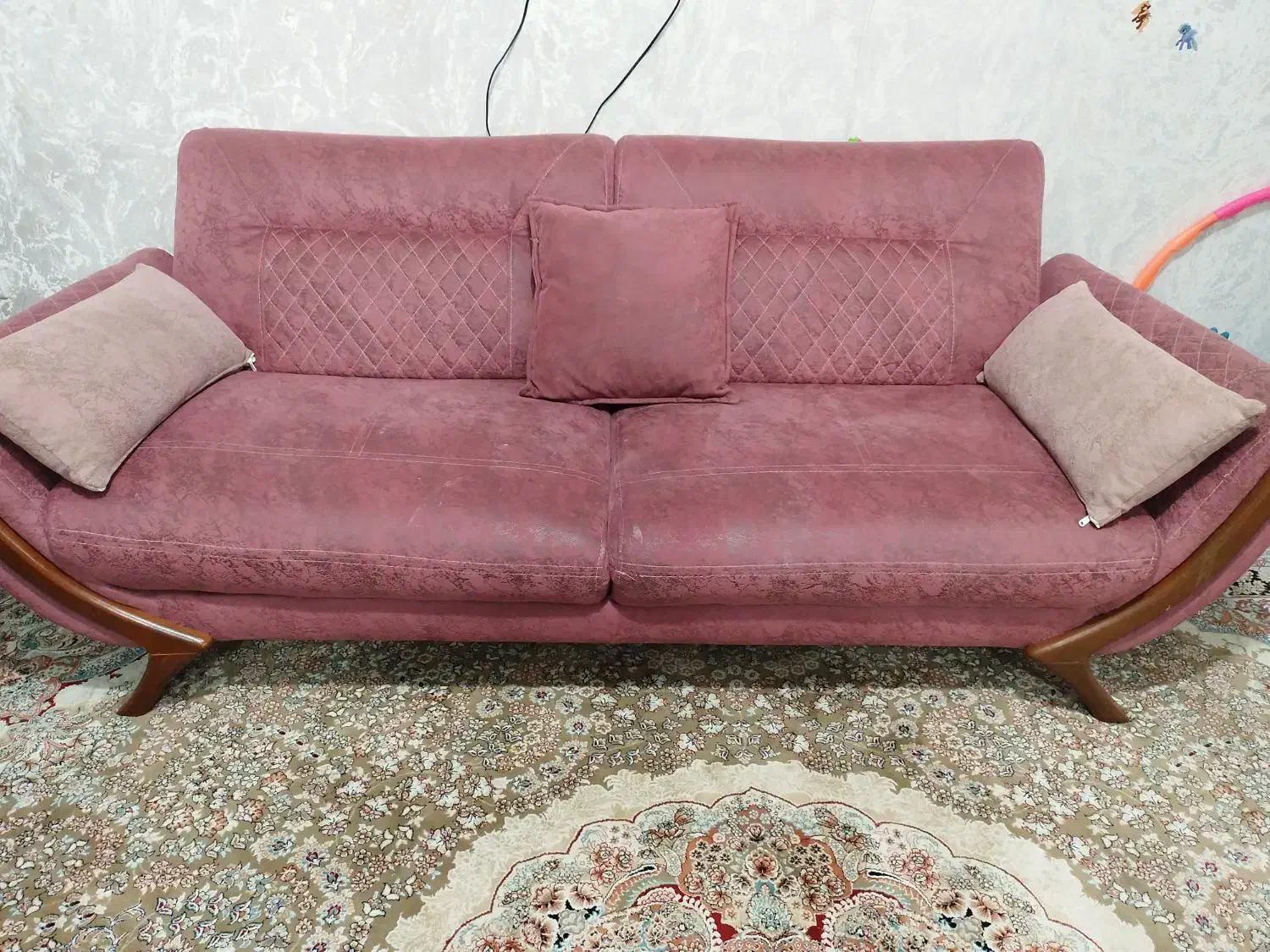 مبل 5 نفره تمیز.و سالم|مبلمان خانگی و میز عسلی|کرمان, |دیوار