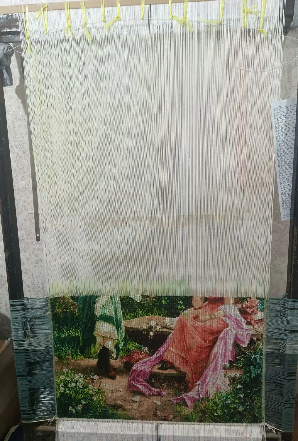 تابلو فرش نیمه کاره|تابلو فرش|تبریز, |دیوار