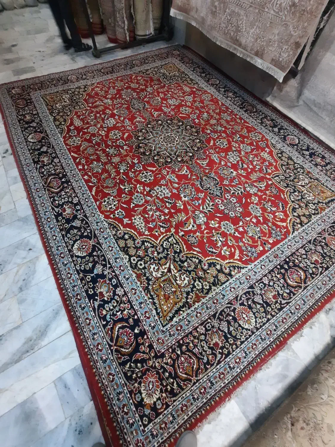 فرش مشهد لاکی وزرشکی ۱۲متری|فرش|مشهد, امیر|دیوار