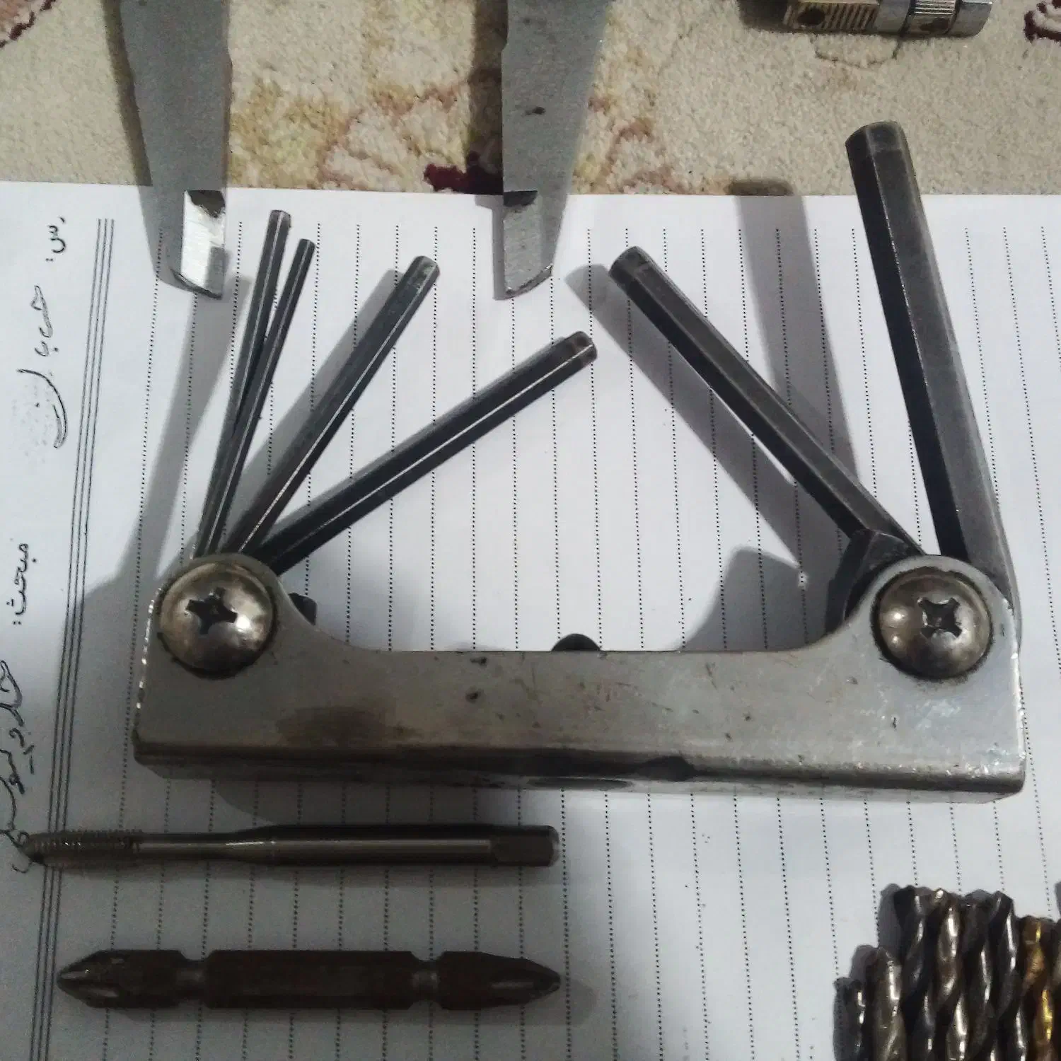 کولیس مته قلاویز دسته آلن|حراج|نسیمشهر, |دیوار