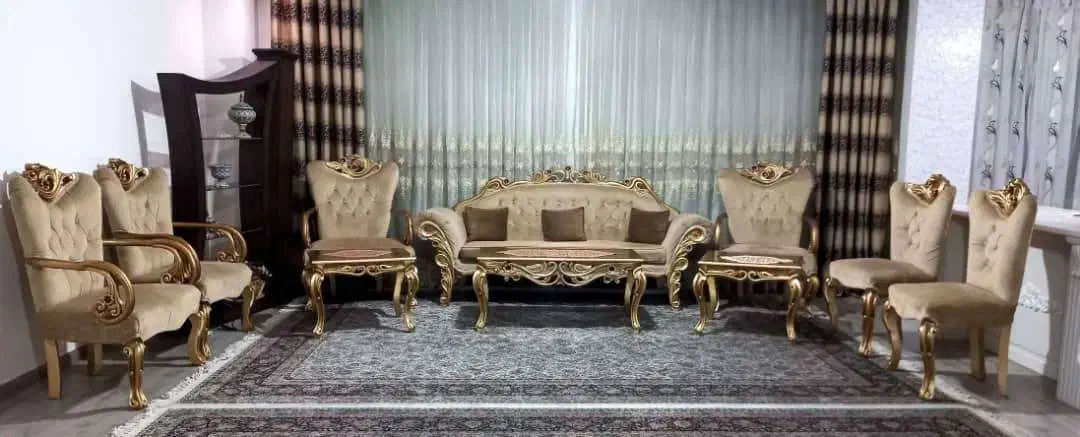 پرده  سالن پذیرایی|پرده، رانر، رومیزی|تهران, شهران جنوبی|دیوار