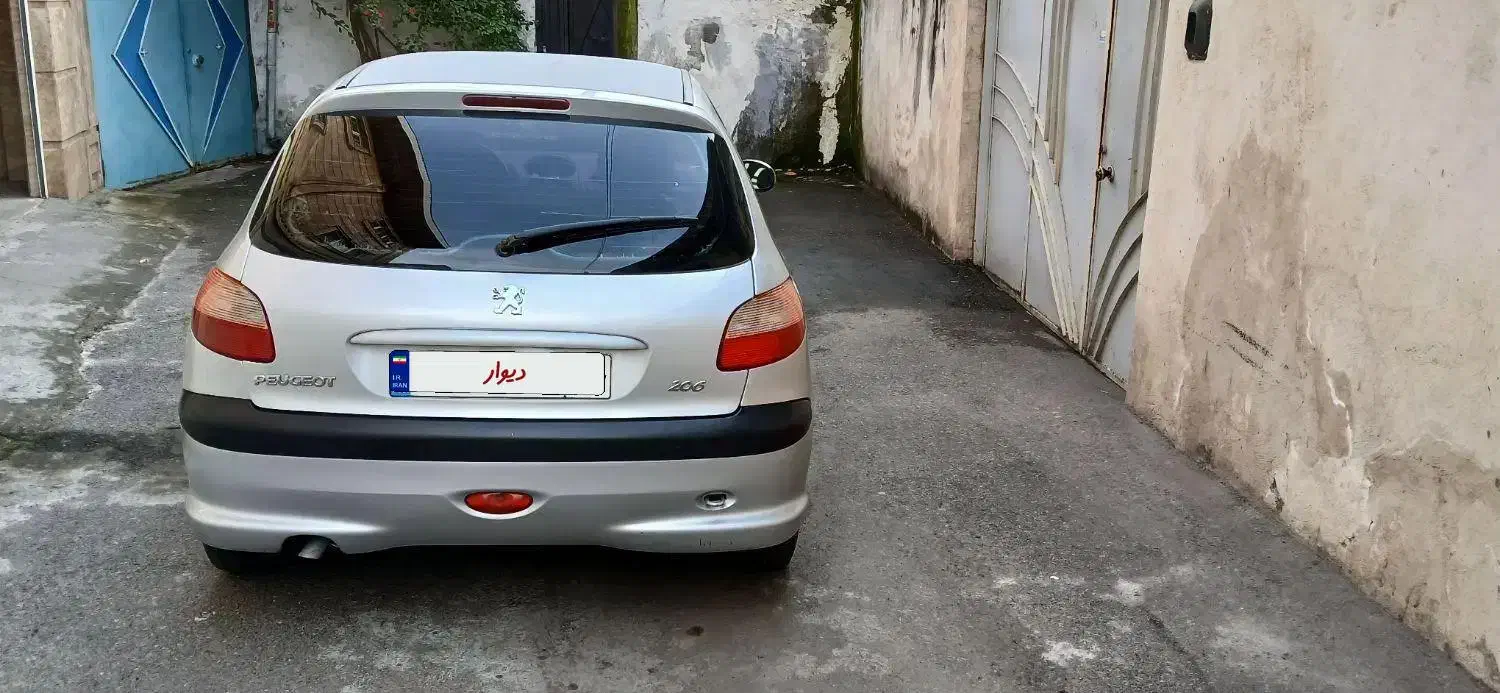 پژو 206 مدل 84 تیپ 2 بسیار تمیز|خودرو سواری و وانت|رشت, فلسطین|دیوار