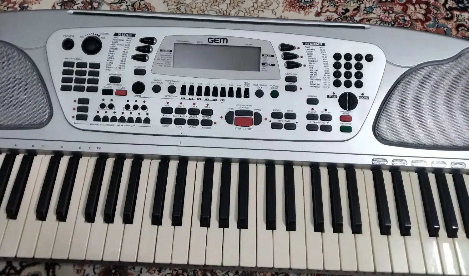 gmجی ام بندری تمیز درحد|پیانو، کیبورد، آکاردئون|مشهد, شهرک لشکر (شهرک غرب)|دیوار