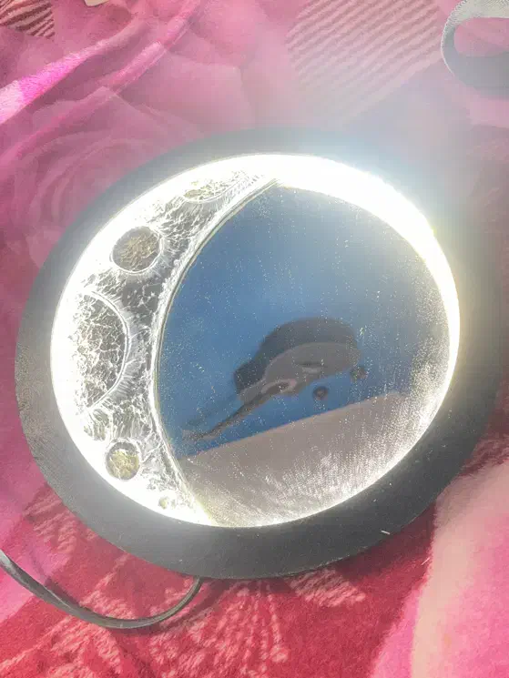 اینه ماه چراغ دار|ریسه و چراغ تزئینی|بیرجند, |دیوار