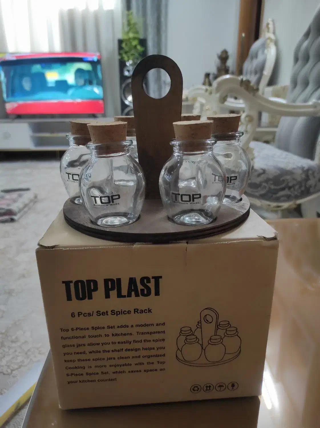 استند با شیشه|ظروف نگهدارنده، پلاستیکی، یک‌بارمصرف|لنگرود, |دیوار