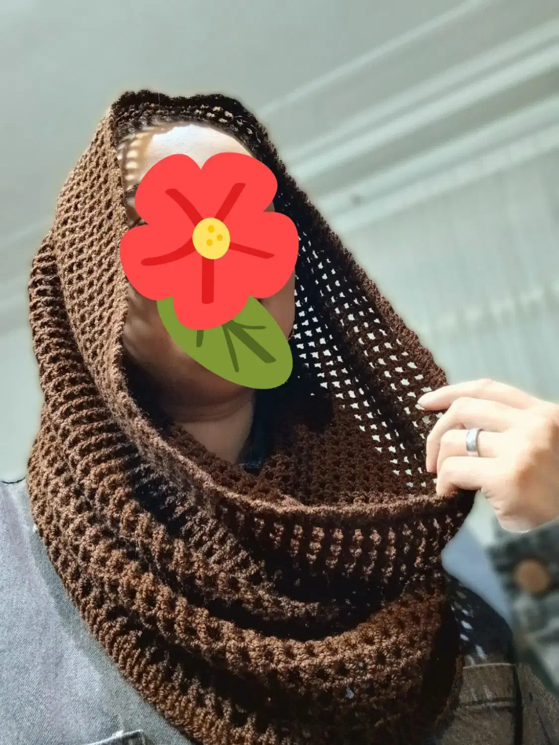 شال رینگی دستبافت|لباس|رشت, نظری|دیوار