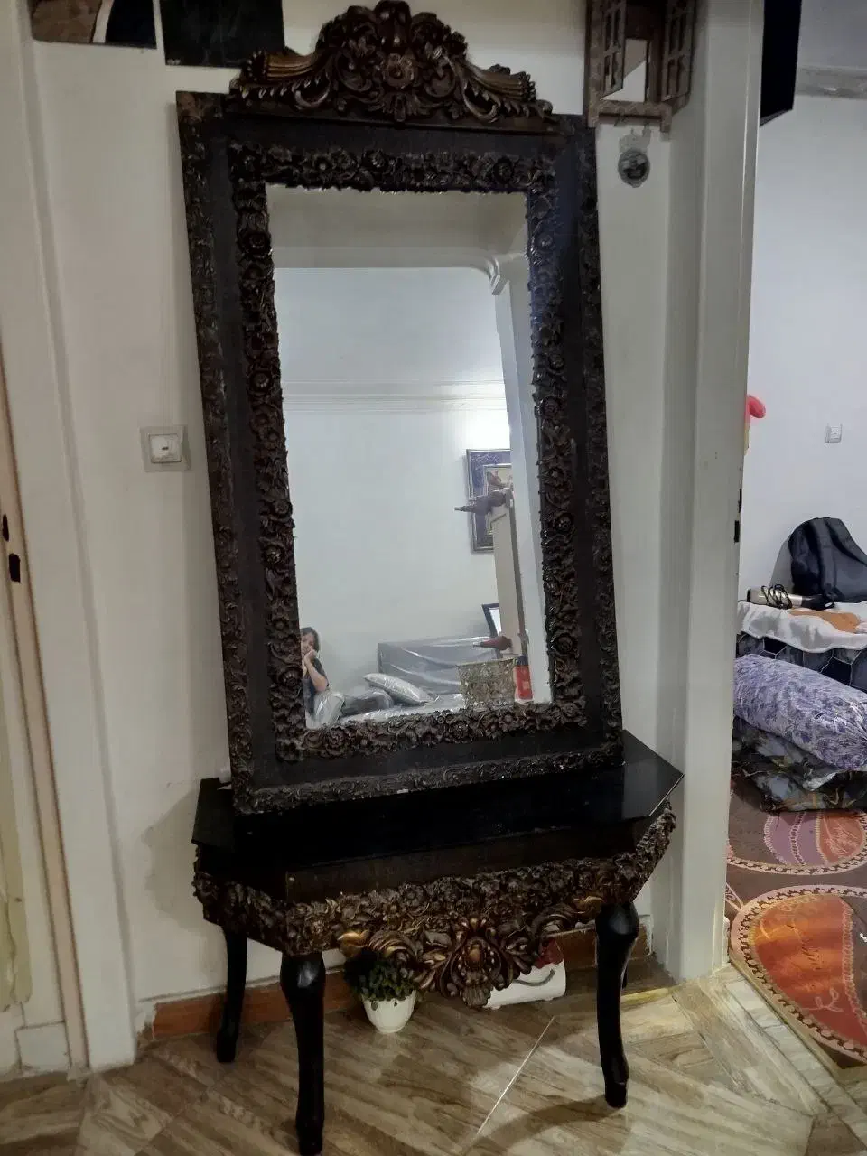 آینه|میز تلویزیون|تهران, اسفندیاری|دیوار