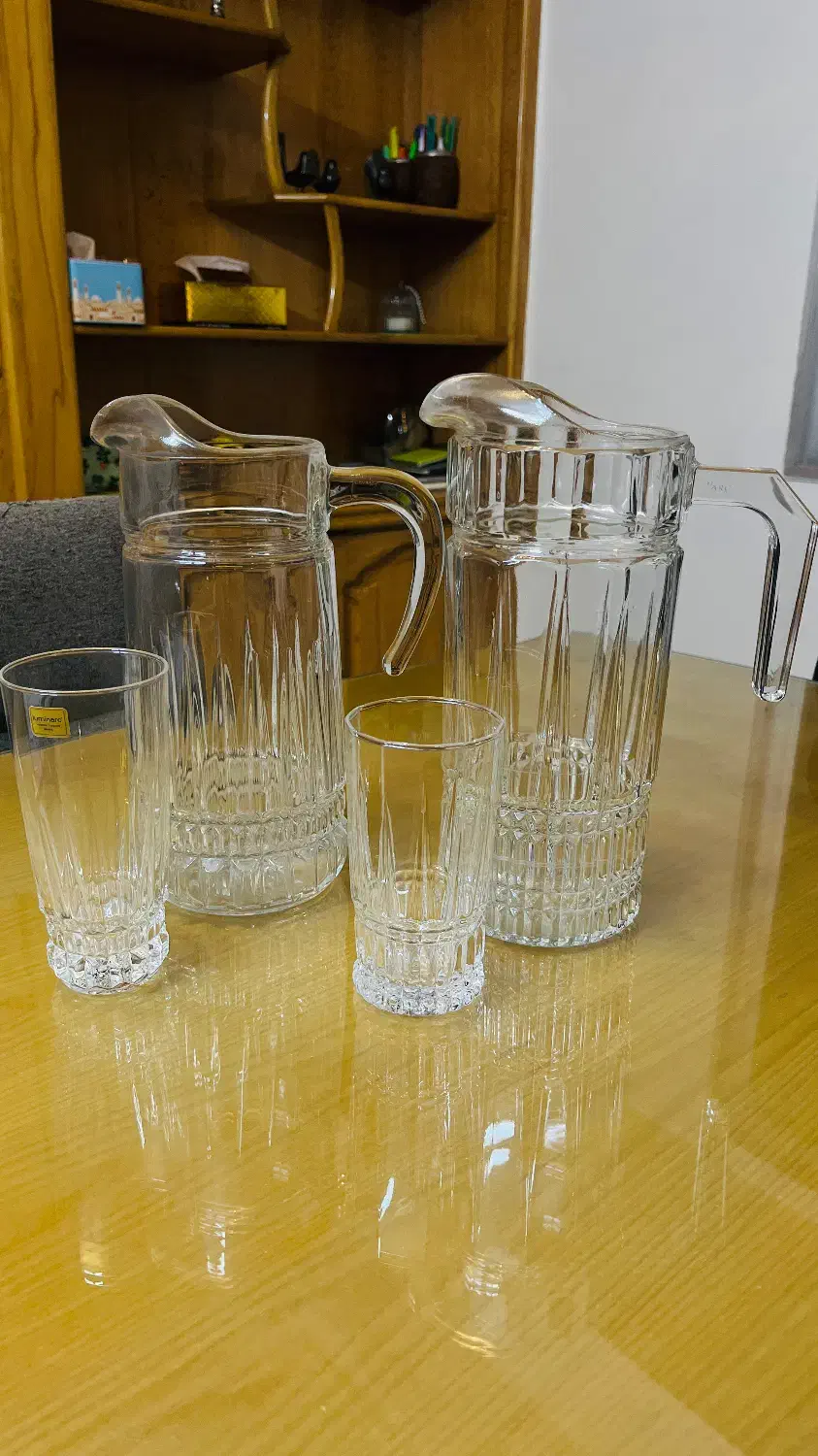 پارچ لیوانهای امپراطوری قدیمی اصل فرانسه|ظروف سرو و پذیرایی|اصفهان, مرداویج|دیوار