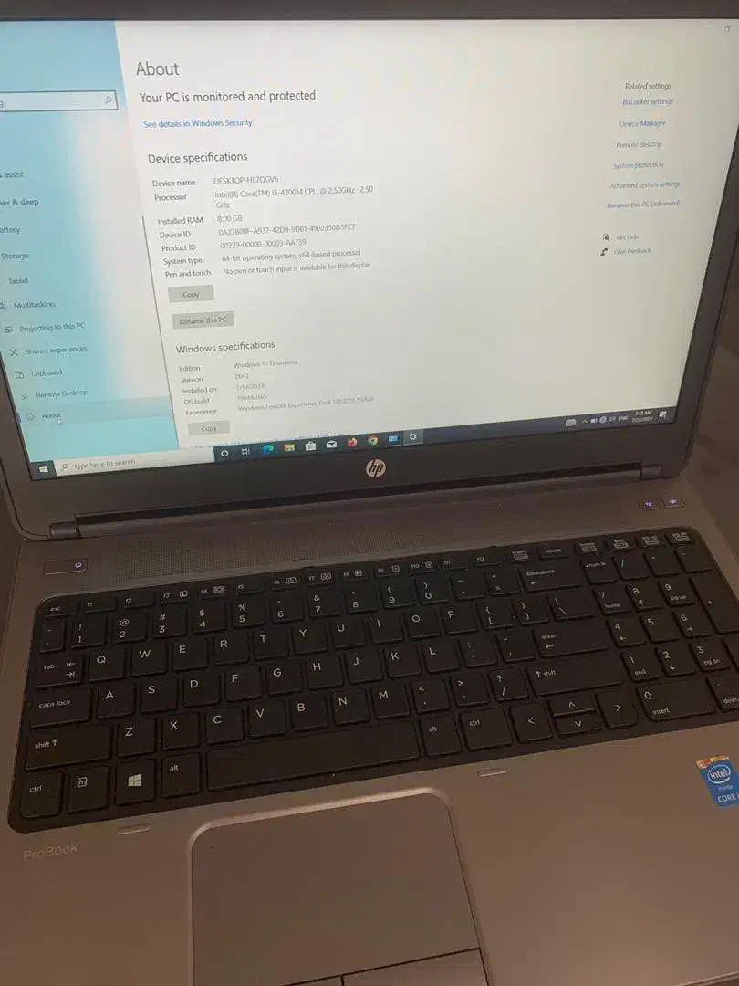 لپ تاپ استوک اقتصادی اچ پی در حد نو|رایانه همراه|بابل, |دیوار