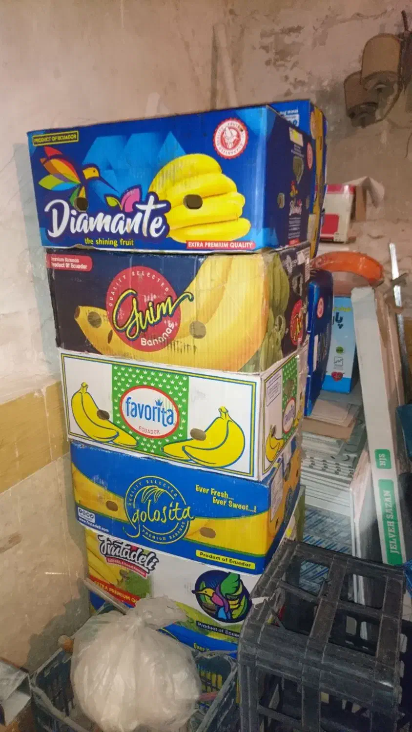 کارتن موز|حراج|قم, ولیعصر|دیوار