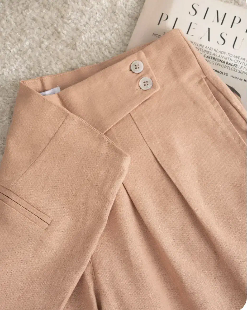 شلوار کالباسی لینن کجراه|لباس|تهران, دریا|دیوار