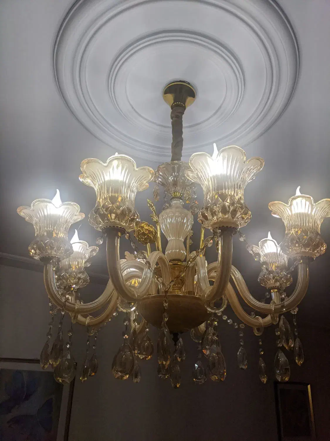 لوستر هلندی فروش فوری به علت مهاجرت|لوستر و چراغ آویز|تهران, کرمان|دیوار