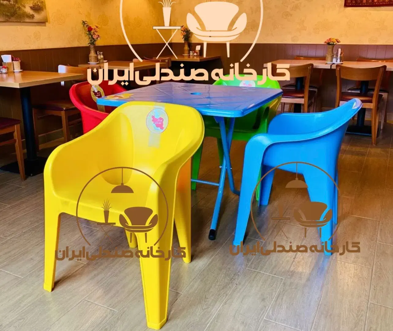 میز و صندلی پلاستیکی طرح بهارناز نهارخوری غذاخوری|میز و صندلی غذاخوری|تهران, نازیآباد|دیوار