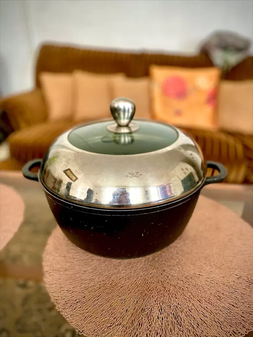 قابلمه تفلون به همراه ۵ عدد کفگیر و ملاقه|ظروف پخت‌وپز|فرمهین, |دیوار