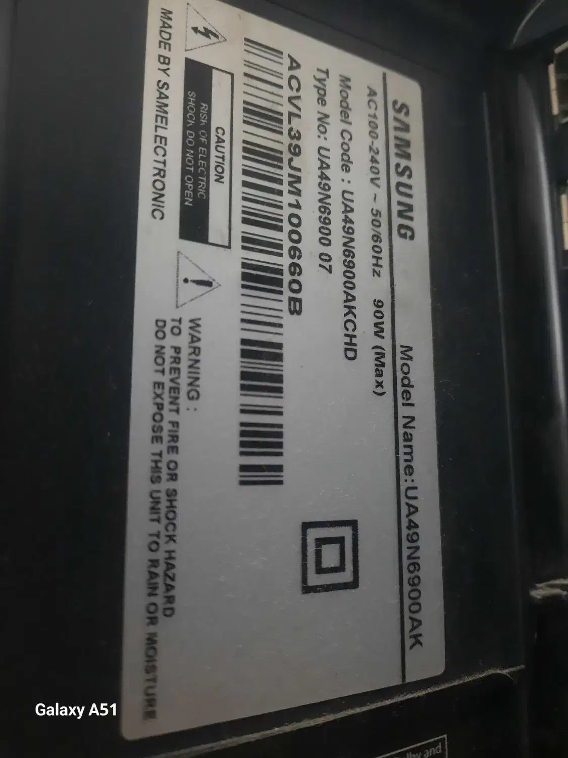 اسمارت TV سامسونگ 49اینچ|تلویزیون و پروژکتور|ری, ولی آباد|دیوار