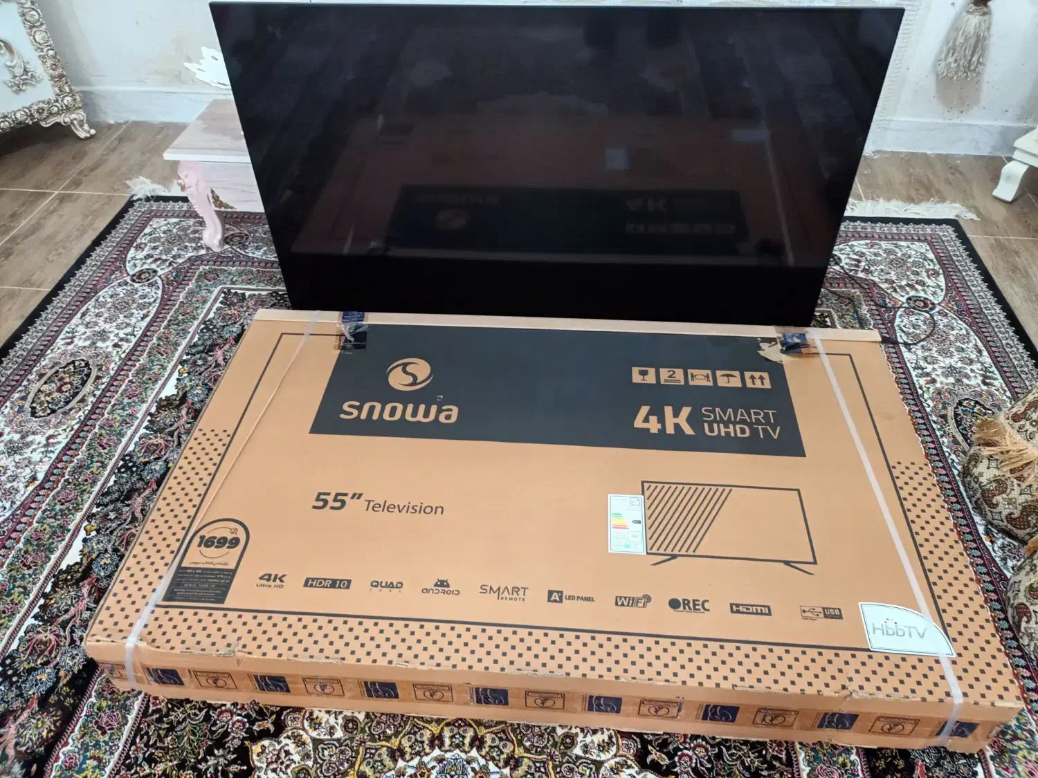 تلویزیون ۵۵ اینچ،برنداسنوا|تلویزیون و پروژکتور|سرپل ذهاب, |دیوار