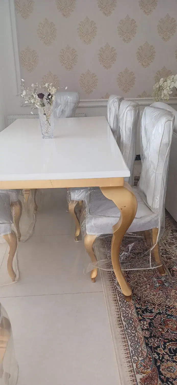 نهار خوری ۸ نفره|میز و صندلی غذاخوری|مشهد, سید رضی|دیوار