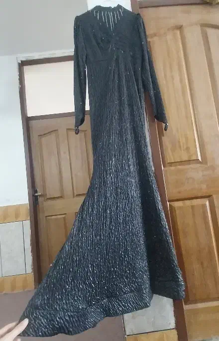 لباس مجلسی مشکی شاین دار|لباس|رامشیر, |دیوار