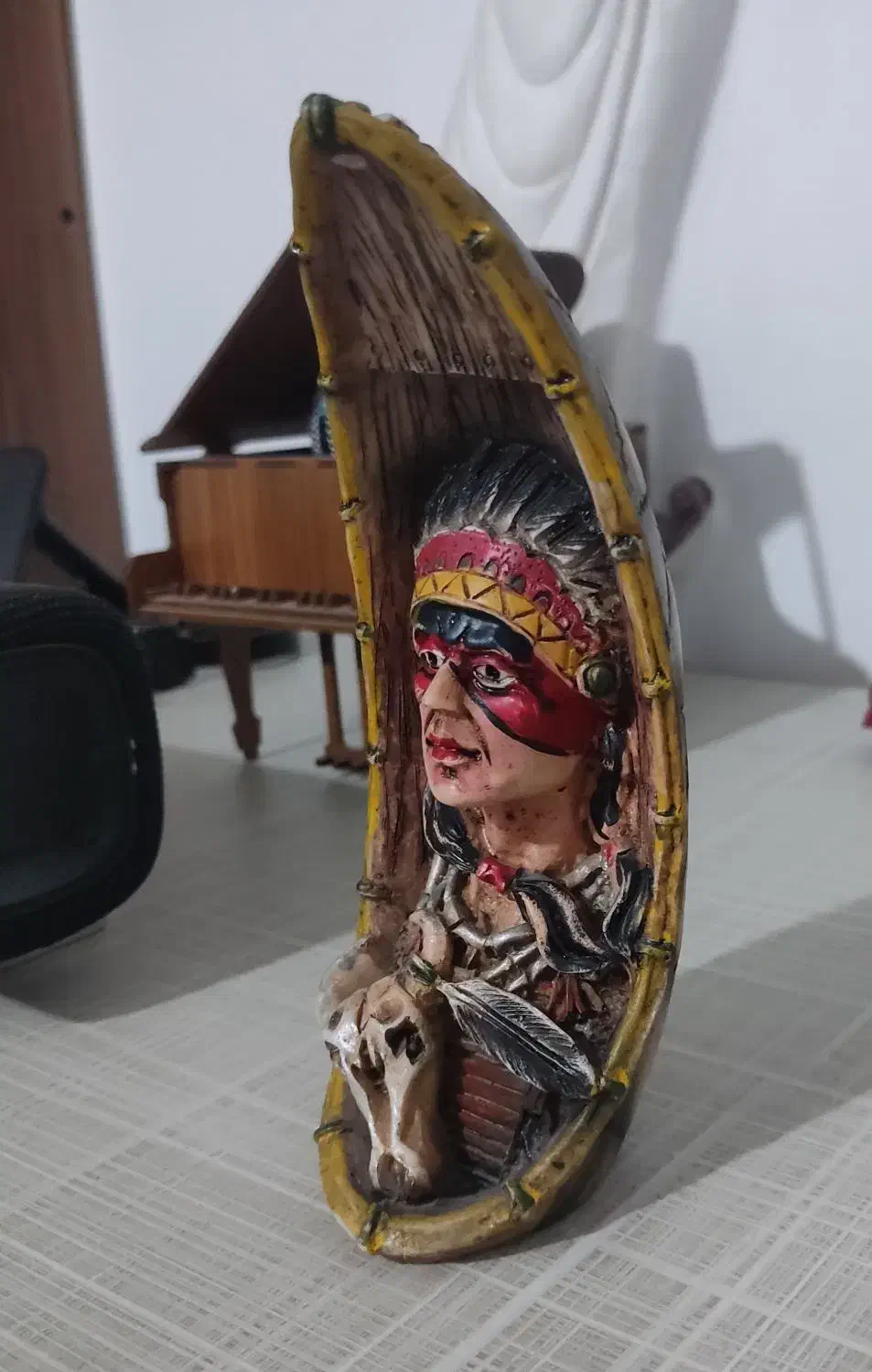 دکوری سرخ پوست و تابلو خاتون|صنایع دستی و سایر لوازم تزئینی|رشت, سلیمانداراب|دیوار