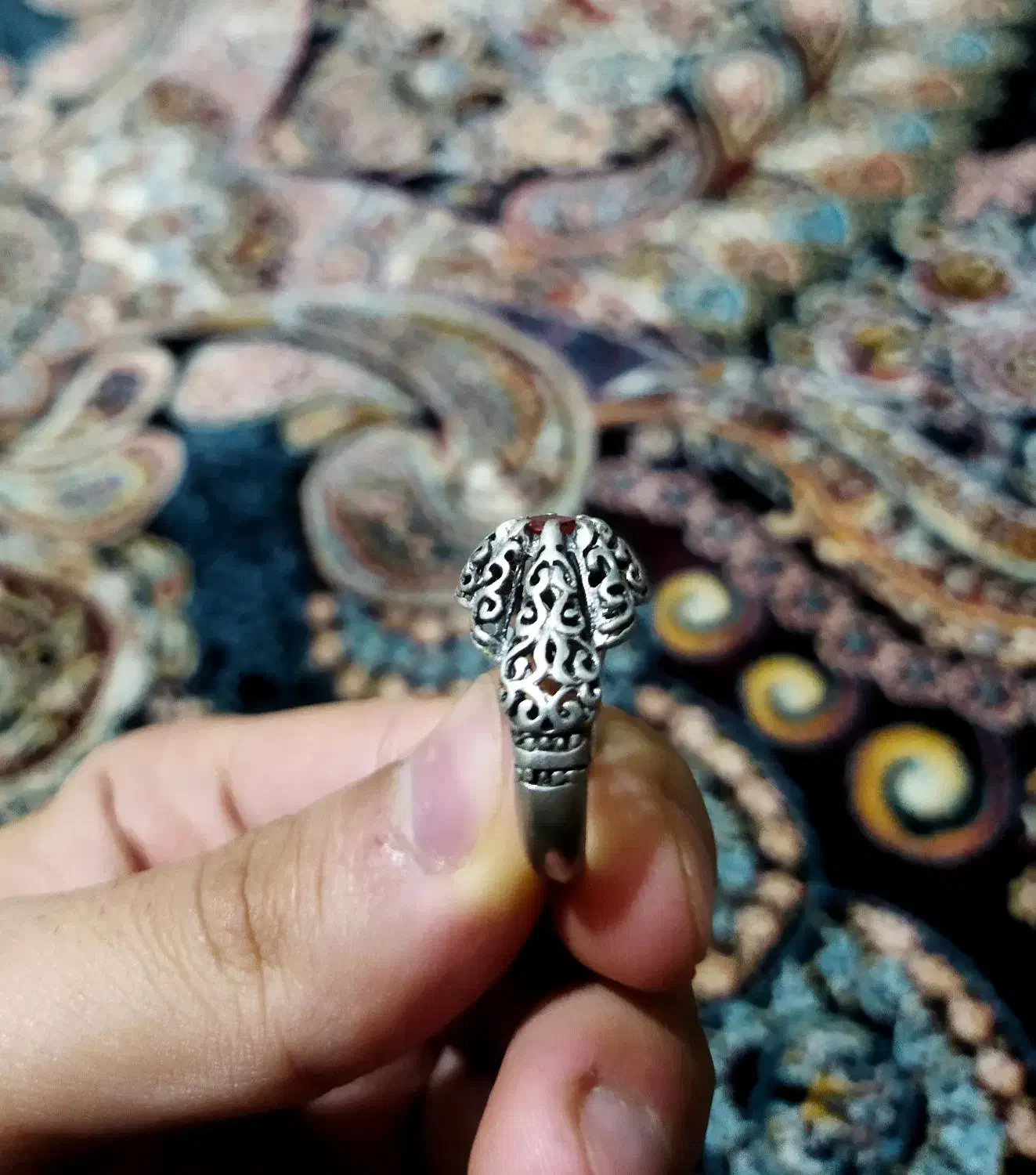 انگشتر نقره|جواهرات|کنگاور, |دیوار