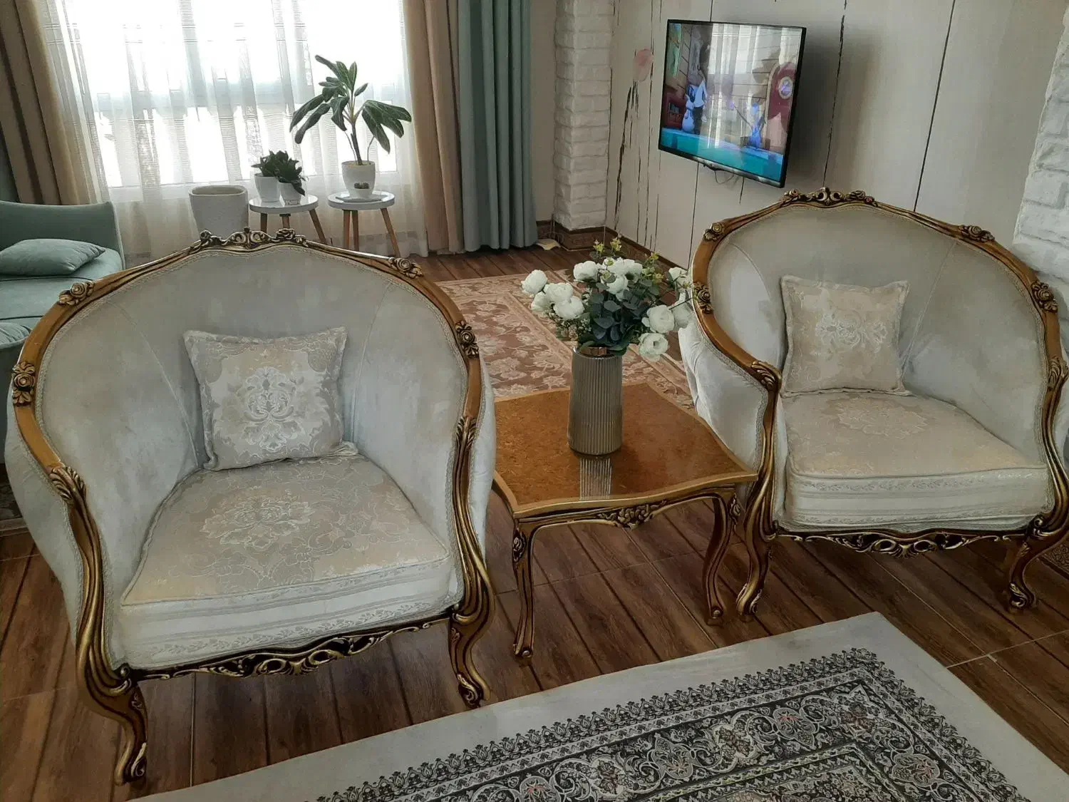 ست کامل مبل۷نفره ونهارخوری۸نفره استیل مدل زمرد|مبلمان خانگی و میز عسلی|محمدیه-قزوین, |دیوار