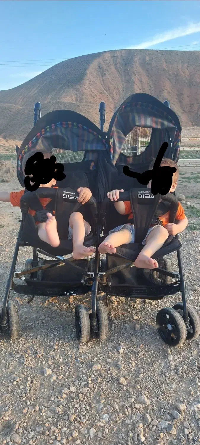 کالسکه دوقلو|کالسکه و لوازم جانبی|اسفراین, |دیوار