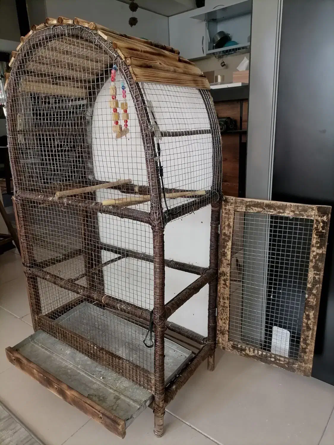 قفس چوبی دستساز|لوازم جانبی حیوانات|کرمان, |دیوار