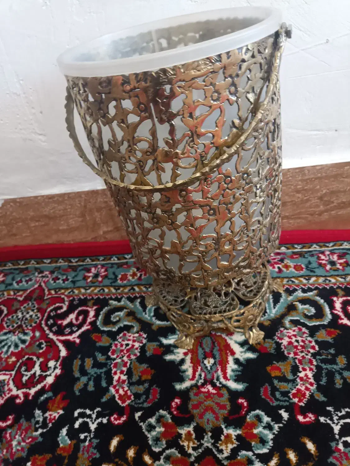 سطل و جا دستمال برنز|صنایع دستی و سایر لوازم تزئینی|کوهدشت, |دیوار