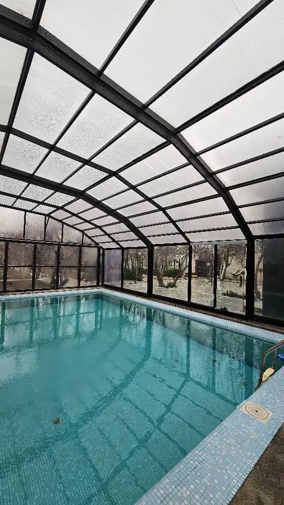 سقف متحرک پارچه ای پلی کربنات استخر ، پارکینگ،حیاط|مصالح و تجهیزات ساختمان|تهران, شهرک دریا|دیوار