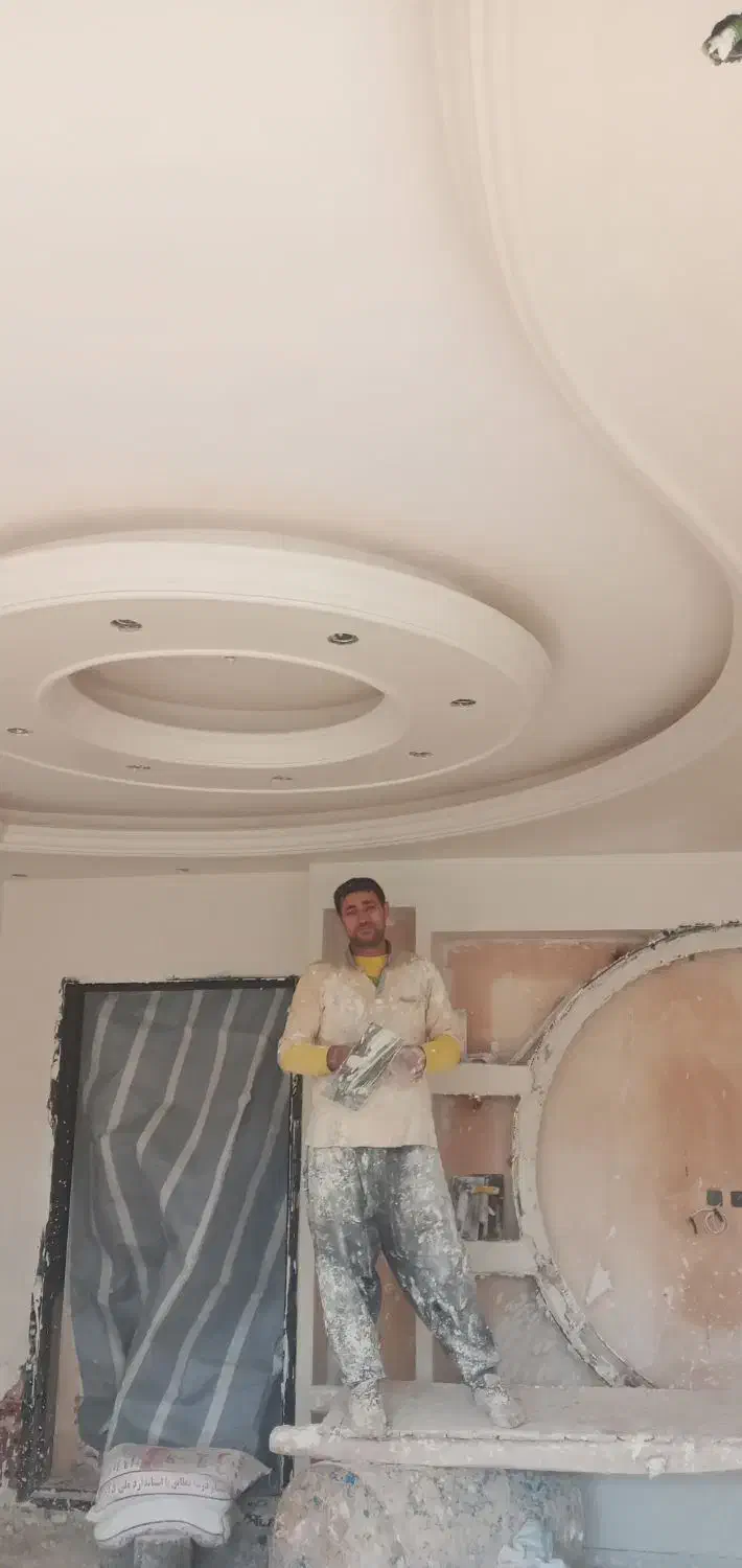 گچکاری. گچبری. نورمخفی. انواع مدل ابزار. سفیدکاری|خدمات پیشه و مهارت|عسلویه, |دیوار