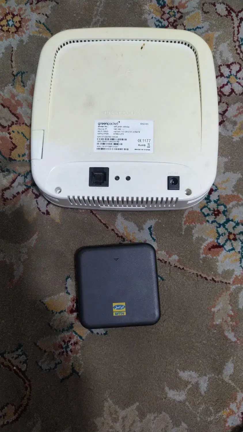 دو عددوای فای ایرانسل صحیح و سالم. بدون کارتن|مودم و تجهیزات شبکه|تهران, قیطریه|دیوار