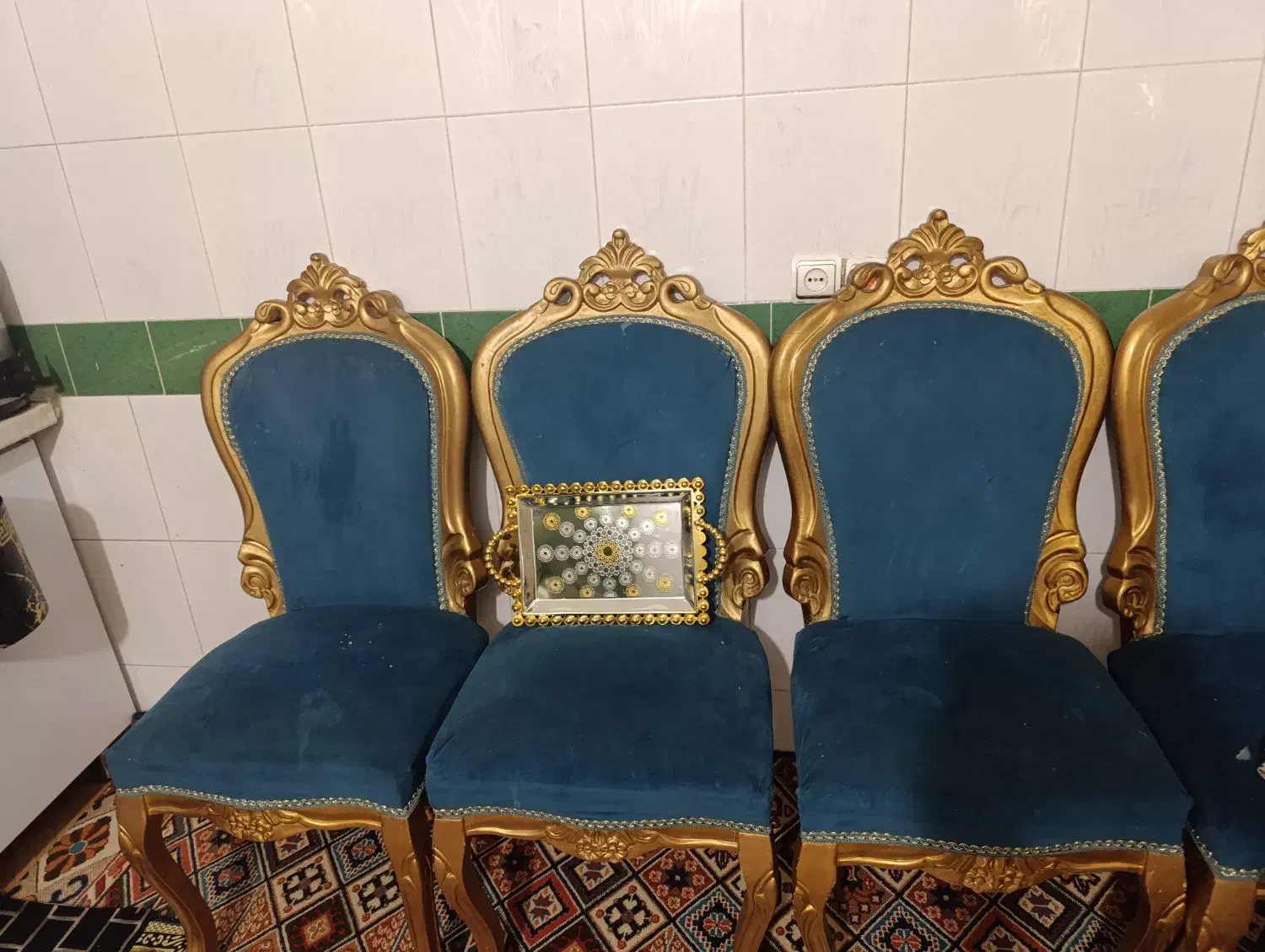 میز ناهار خوری سالم (تعداد ۴عدد صندلی رایگان )|میز و صندلی غذاخوری|زابل, |دیوار