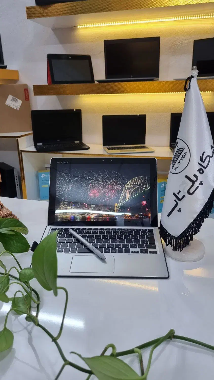 لپتاپ تبلت شو صفحه لمسی HP دارای قلم و گلس|رایانه همراه|یزد, |دیوار