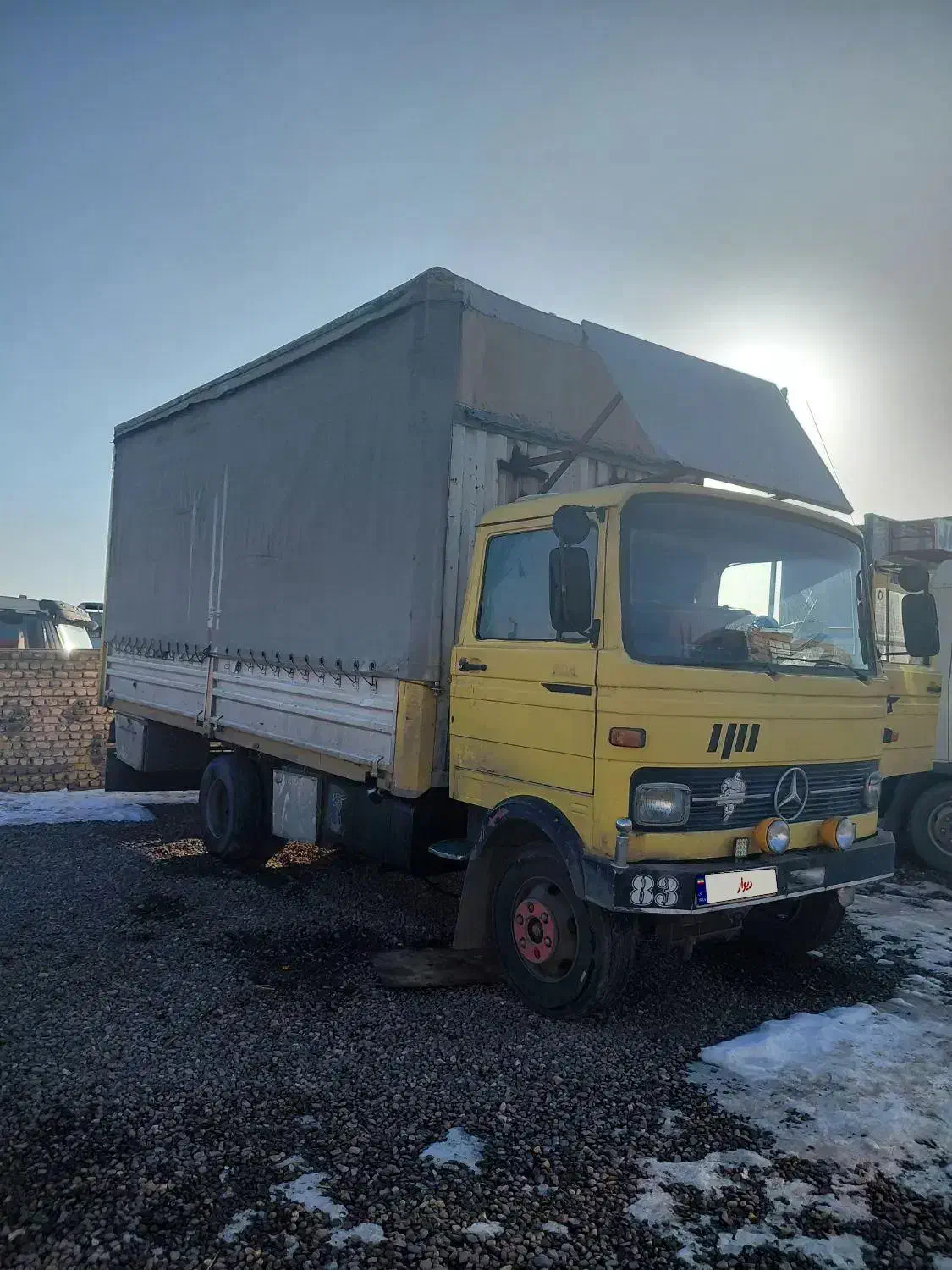 خاور ۶۰۸ مسقف چادری|خودرو سنگین|قزوین, |دیوار