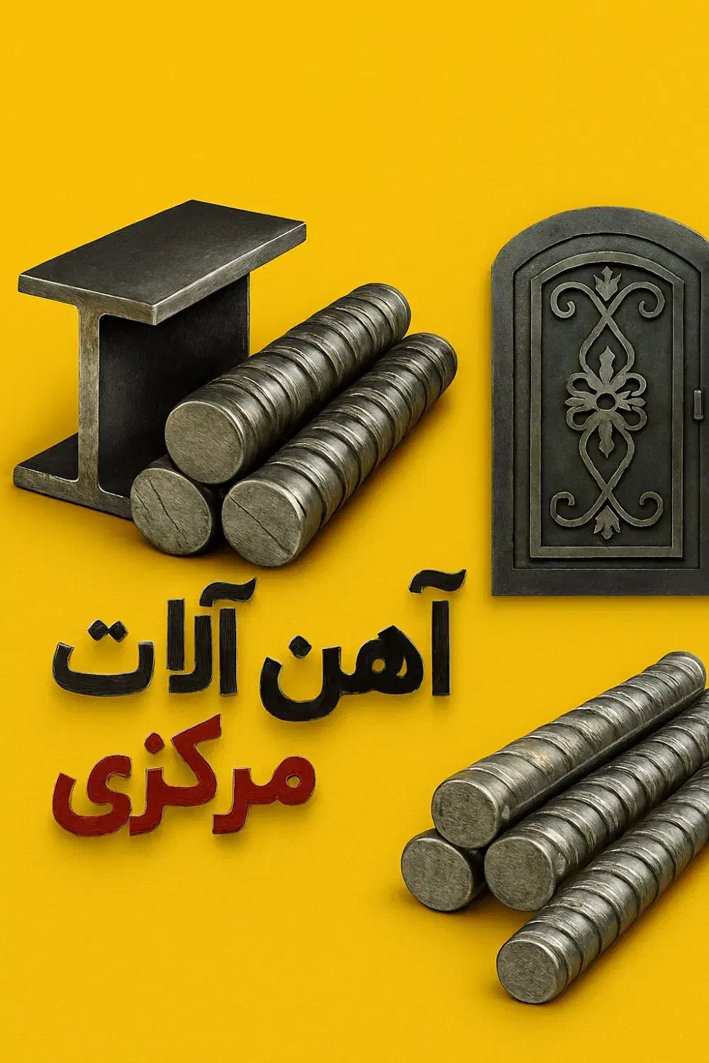 فروش انواع آهن آلات ، میلگرد درپنجره نبشی شیروانی|مصالح و تجهیزات ساختمان|قم, پردیسان|دیوار