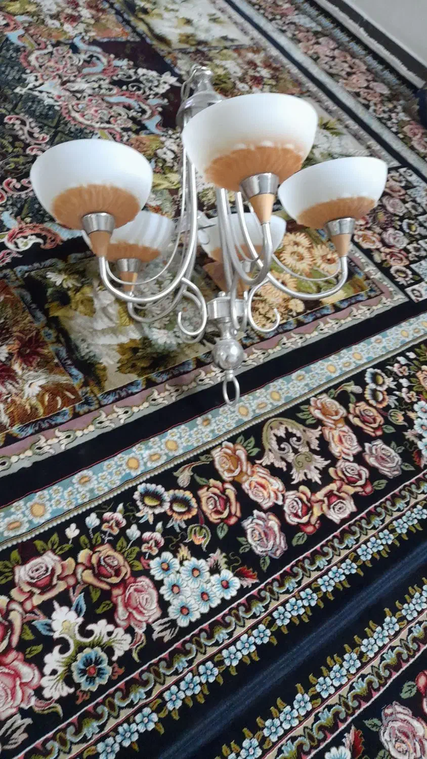 لوستر پنج شاخه نو|لوستر و چراغ آویز|سبزوار, امیر کبیر|دیوار