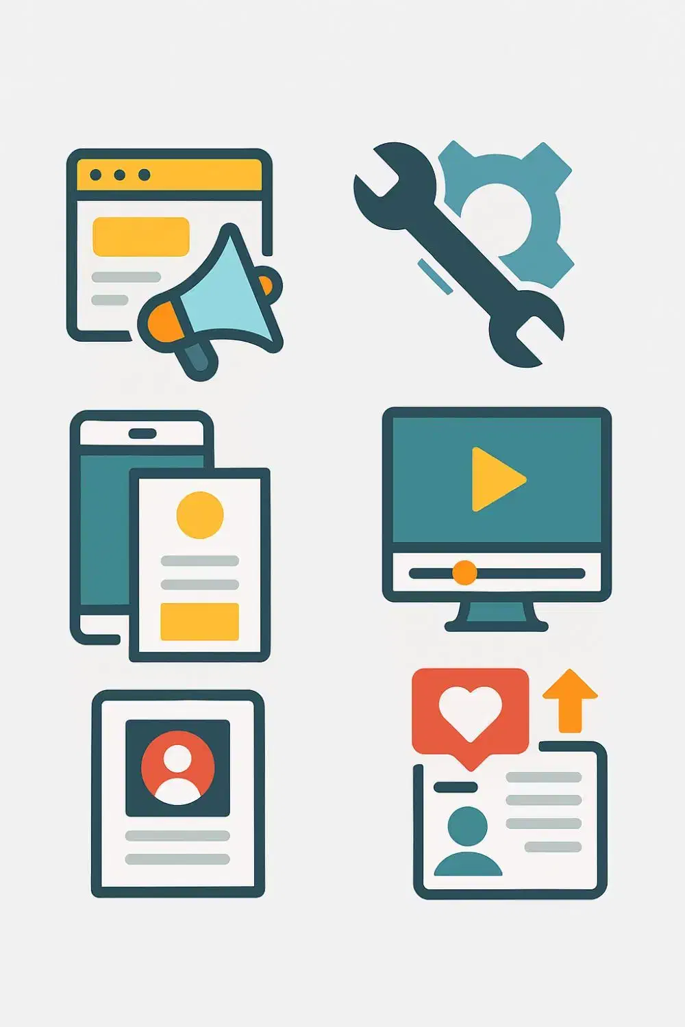 خدمات طراحی سایت،مدیریت پیج،تولیدمحتواو مارکتینگ|خدمات رایانه‌ای و موبایل|اهواز, گلستان|دیوار