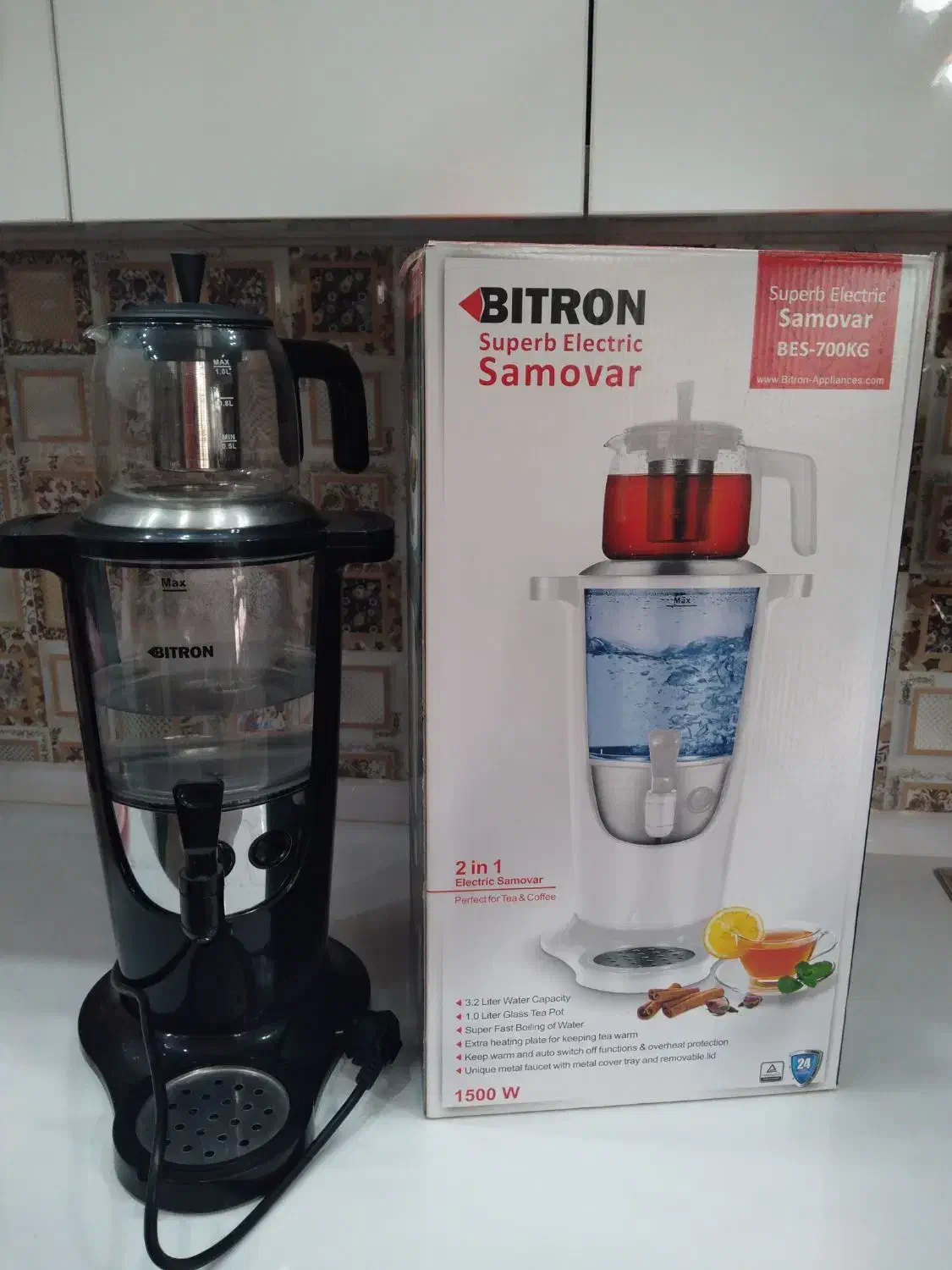 سماور برقی بایترون|سماور، چایساز، قهوهساز|فرخشهر, |دیوار