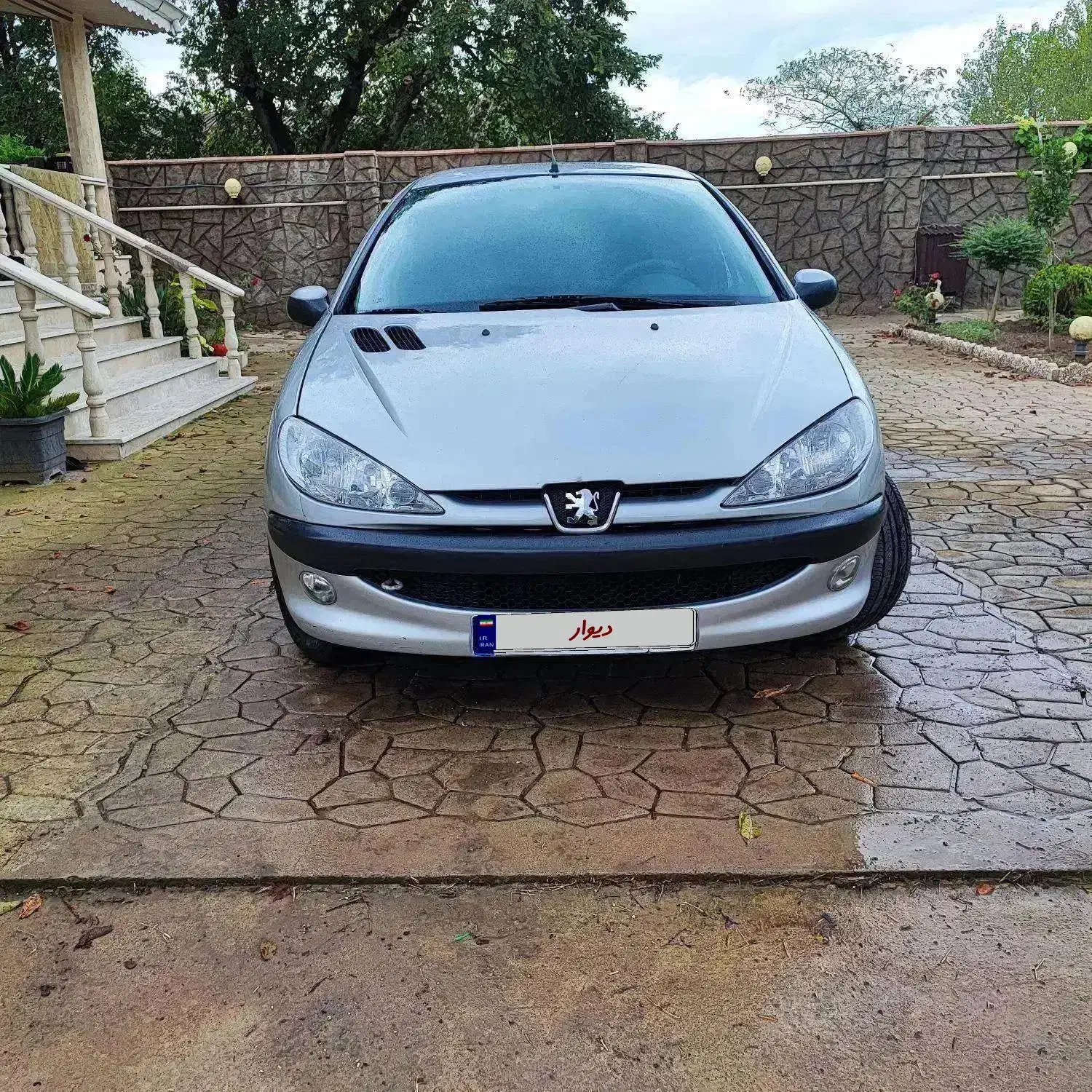 پژو 206 تیپ ۲|خودرو سواری و وانت|رشت, پستک|دیوار