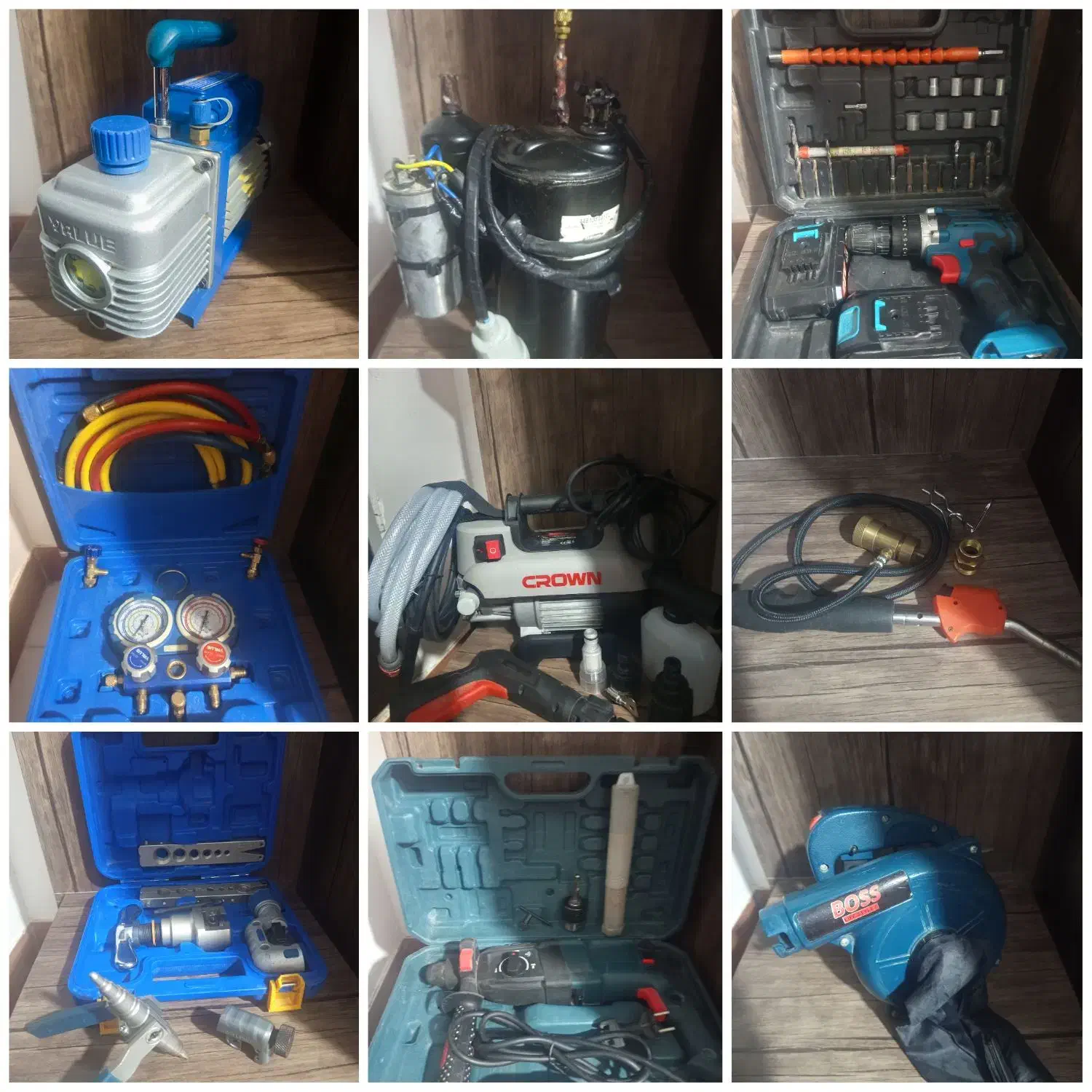 فروش لوازم کار نصب و تعمیرات اسپیلت|ابزارآلات|گنبد کاووس, |دیوار